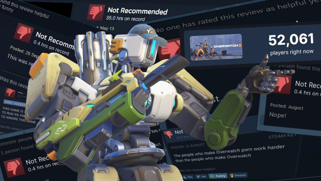 Overwatch 2's Steam Review Score May Be Low, But Player Count Sure Is High